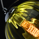 Подвесной светильник со стеклянном плафоном в форме бокала Kaleido варинант исполнения - 31 | Loft Concept в Омске