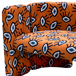 Акцентный Двухместный Диван Leela Оранжевый Орнамент варинант исполнения - 2 | Loft Concept в Омске