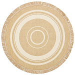 Ковер из комбинированного состава с узором The Cycle of Happiness варинант исполнения - 1 | Loft Concept в Омске