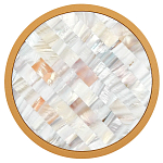 Бра в форме диска с перламутровыми прямоугольниками из морской ракушки Touch of Marine Charm варинант исполнения - 2 | Loft Concept в Омске