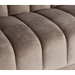 Диван трехместный велюровый серый Island of Comfort варинант исполнения - 4 | Loft Concept в Омске