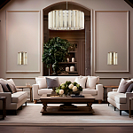 Люстра с абажуром из стекла и премиального алебастра Ravishment варинант исполнения - 7 | Loft Concept в Омске