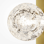 Бра с плафоном из прозрачного стекла с пузырьками воздуха Effervia варинант исполнения - 3 | Loft Concept в Омске