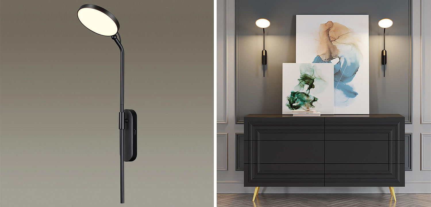 Бра Maxine Light Wall lamp Lantern Black Бра Maxine Light Wall lamp Lantern Black - Loft-Concept в Омске