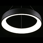 Люстра подвесная светодиодная Black Circle варинант исполнения - 4 | Loft Concept в Омске