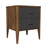 Тумба прикроватная с 2-мя ящиками Tasteful Furniture Light варинант исполнения - 4 | Loft Concept в Омске