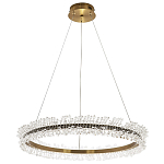 Кольцевая люстра с хрустальным декором Rowan Crystal Ring Horizontal Chandelier варинант исполнения - 2 | Loft Concept в Омске