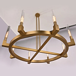 Люстра CANELLE Round Chandelier 8 Modern Brass варинант исполнения - 2 | Loft Concept в Омске