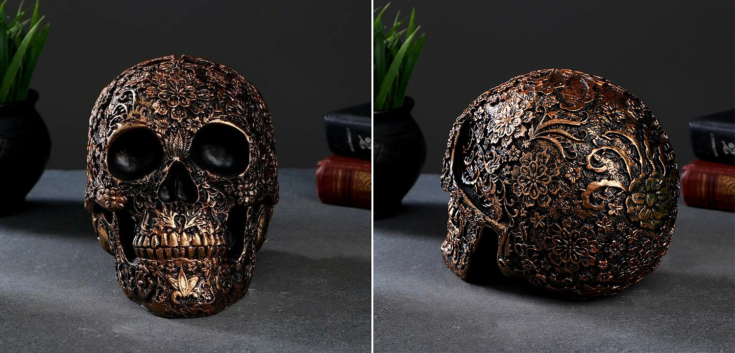 Статуэтка Patterned Skull Статуэтка Patterned Skull - Loft-Concept в Омске