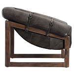 Кресло Duncan винтажная черная кожа варинант исполнения - 3 | Loft Concept в Омске