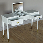 Туалетный стол - Трельяж Elsa Dreams White 120 см варинант исполнения - 2 | Loft Concept в Омске