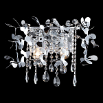 Бра с металлическими лепестками и хрустальными подвесками Leaf Cascade варинант исполнения - 2 | Loft Concept в Омске