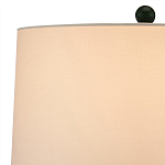 Настольная лампа зеленая с тканевым абажуром Splashes of Green Moss варинант исполнения - 3 | Loft Concept в Омске