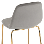 Барный стул на золотистых ножках VENDRAMIN Grey варинант исполнения - 7 | Loft Concept в Омске