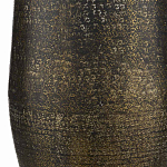 Торшер с фактурным массивным корпусом и тканевым цилиндрическим абажуром Textured Monolith варинант исполнения - 4 | Loft Concept в Омске