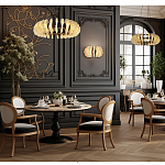 Люстра круглая с фактурными элементами в виде ракушек Inspired Sea варинант исполнения - 6 | Loft Concept в Омске