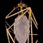 Подвесной светильник с плафоном в виде камня Embodiment варинант исполнения - 5 | Loft Concept в Омске