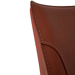 Стул коричневый из искуственной кожи на 4-х ножках Enigma Brown варинант исполнения - 4 | Loft Concept в Омске