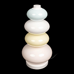 Настольная лампа из стеклянных сфер в пастельных тонах Высота 40 см Pastel Lunaria варинант исполнения - 3 | Loft Concept в Омске