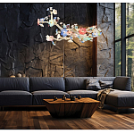 Люстра с цветочным декором Miscellaneous herbs варинант исполнения - 5 | Loft Concept в Омске