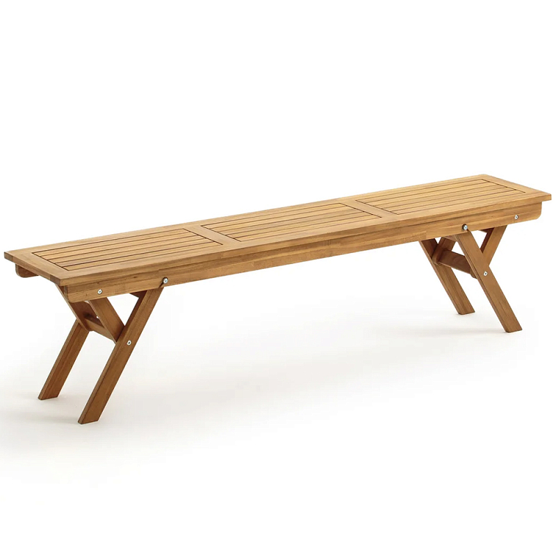 Деревянная скамья складная Jerome Wood Bench Древесина Деревянная скамья складная Jerome Wood Bench Древесина в Омске | Loft Concept