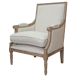 Кресло William Classical Armchair beige flax варинант исполнения - 3 | Loft Concept в Омске