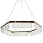 Светодиодная люстра с рельефным стеклом ICE GLASS 70 варинант исполнения - 1 | Loft Concept в Омске