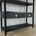 Стеллаж с двумя ящиками Elsa Dreams Black варинант исполнения - 2 | Loft Concept в Омске