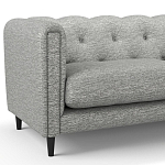 Мебельная ткань Шенилл серый цвет 138 см T4-34 варинант исполнения - 7 | Loft Concept в Омске