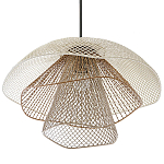 Подвесной светильник Beige Gold Mesh Lampshade Hanging Lamp варинант исполнения - 3 | Loft Concept в Омске