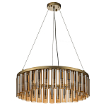 Люстра со стеклянными цилиндрическими плафонами Luminous Cylinders Amber Round варинант исполнения - 4 | Loft Concept в Омске