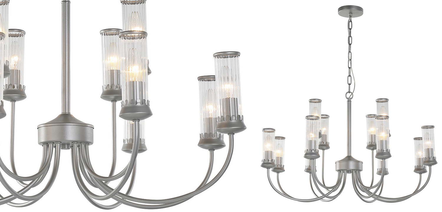 Люстра Morgane Chandelier silver 78 Люстра Morgane Chandelier silver 78 - Loft-Concept в Омске