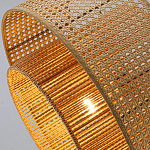 Подвесной светильник с абажуром из плтеного бамбука Light Inside the Cell варинант исполнения - 5 | Loft Concept в Омске