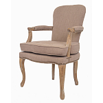 Кресло Aubrey Classical Armchair brown flax варинант исполнения - 3 | Loft Concept в Омске