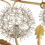 Люстра круглая с декором в виде цветков одуванчика Hanging Dandelion варинант исполнения - 1 | Loft Concept в Омске