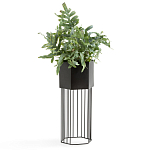 Кашпо Elevated Planters Сlive 59 черное  варинант исполнения - 2 | Loft Concept в Омске