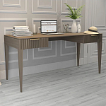 Рабочий стол коричневый с 2-мя ящиками Harper Line варинант исполнения - 2 | Loft Concept в Омске