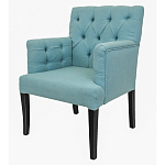 Кресло Addison Chic Armchair blue flax варинант исполнения - 3 | Loft Concept в Омске