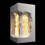 Встраиваемый в стену гипсовый светильник под покраску с колоннами и арками в античном стиле Antiquity Athena варинант исполнения - 5 | Loft Concept в Омске