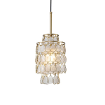 Подвесной светильник с декором из натуральной морской ракушки Iridescent Light варинант исполнения - 1 | Loft Concept в Омске