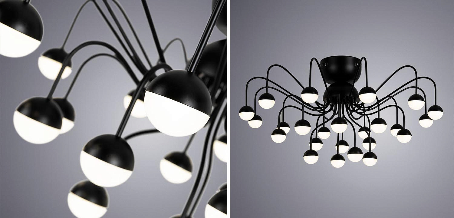 Потолочная люстра Vilelme Chandelier black Потолочная люстра Vilelme Chandelier black - Loft-Concept в Омске