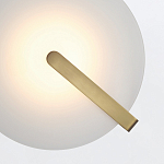 Потолочный светильник в форме плоского диска из белого матового стекла Eurofase варинант исполнения - 4 | Loft Concept в Омске