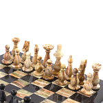 Шахматы настольные из натурального камня Оникс Decorative Thematic Chess варинант исполнения - 2 | Loft Concept в Омске