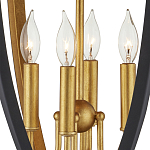 Подвесной светильник в форме фонаря чёрного цвета Black Lantern варинант исполнения - 2 | Loft Concept в Омске