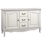 Буфет белый из массива бука с 3-мя ящиками и 2-мя дверцами White Provence варинант исполнения - 1 | Loft Concept в Омске