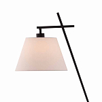 Торшер с черным наклонным корпусом и конусовидным абажуром Black Tripod варинант исполнения - 1 | Loft Concept в Омске