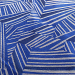 Мебельная ткань Жаккард синий принт 140 см T2-132 варинант исполнения - 1 | Loft Concept в Омске