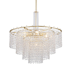 Люстра многоярусная с каскадами кристаллов Crystal Rains варинант исполнения - 1 | Loft Concept в Омске