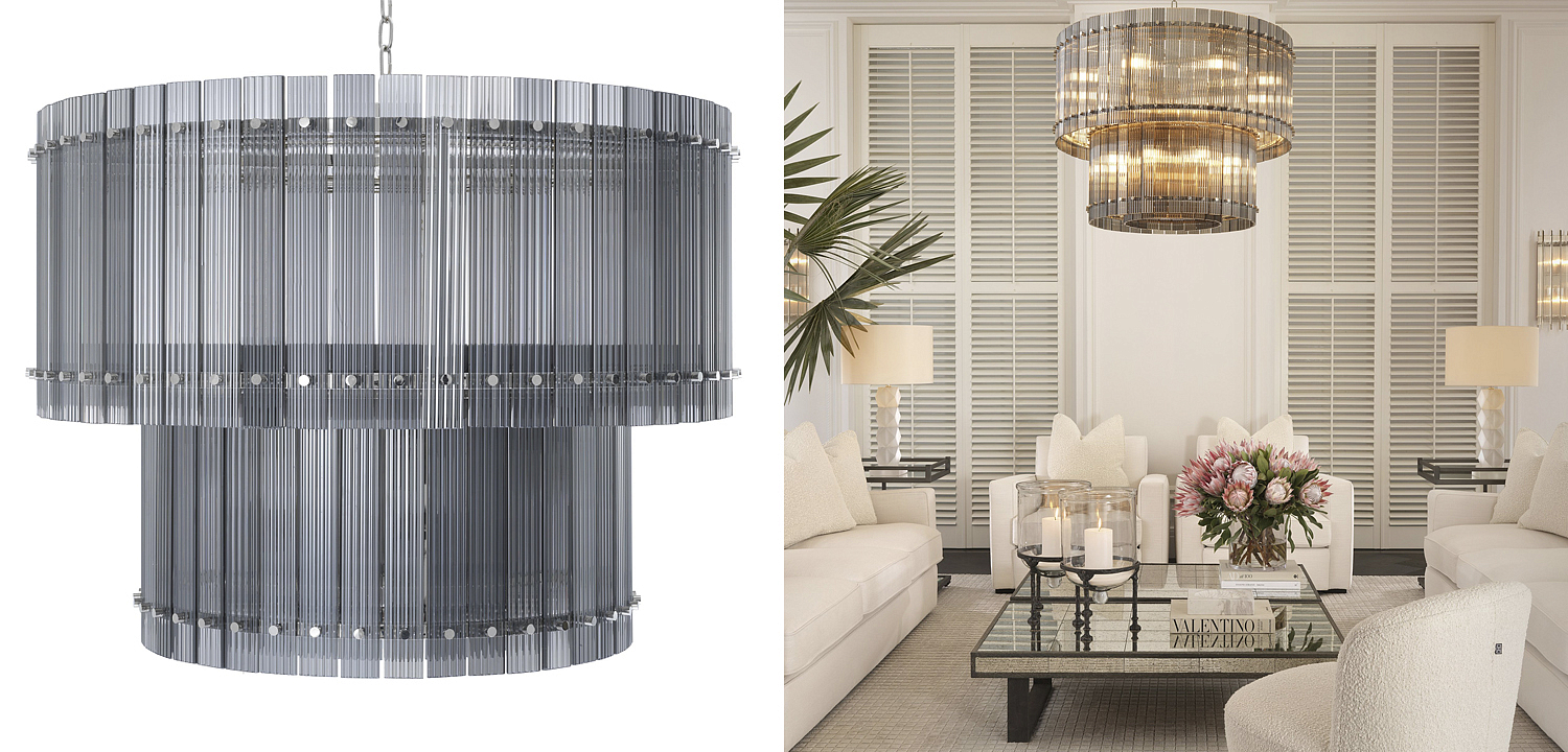 Люстра Eichholtz Chandelier Ruby L smoke Люстра Eichholtz Chandelier Ruby L smoke - Loft-Concept в Омске