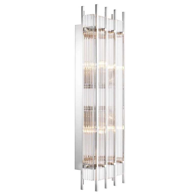 Бра Wall Lamp Sparks L Nickel Никель Прозрачный (Transparent) Бра Wall Lamp Sparks L Nickel Никель Прозрачный (Transparent) в Омске | Loft Concept